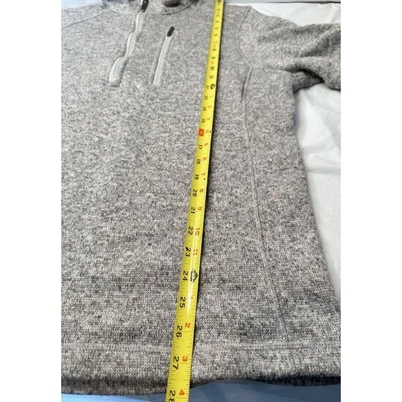 Woolrich Sweater Gray Mock Quarter Zip Pullover Outdoors Men Size M Casual - Picture 7 of 8